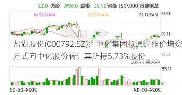 盐湖股份(000792.SZ)：中化集团拟通过作价增资方式向中化股份转让其所持5.73%股份