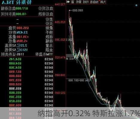 纳指高开0.32% 特斯拉涨1.7%