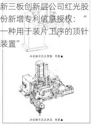 新三板创新层公司红光股份新增专利信息授权：“一种用于装片工序的顶针装置”