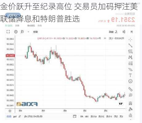 金价跃升至纪录高位 交易员加码押注美联储降息和特朗普胜选