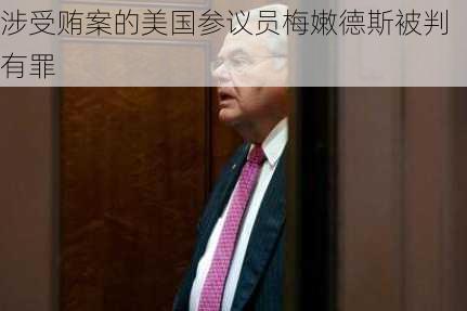 涉受贿案的美国参议员梅嫩德斯被判有罪