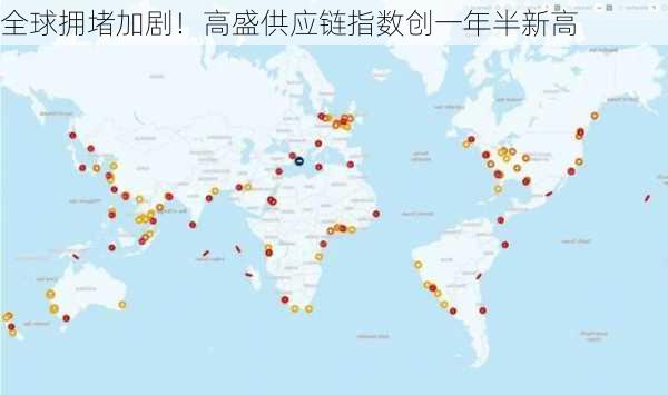 全球拥堵加剧！高盛供应链指数创一年半新高