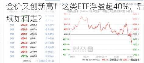 金价又创新高！这类ETF浮盈超40%，后续如何走？