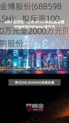 金博股份(688598.SH)：拟斥资1000万元至2000万元回购股份