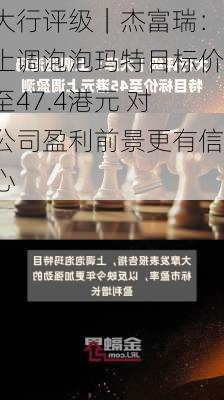 大行评级｜杰富瑞：上调泡泡玛特目标价至47.4港元 对公司盈利前景更有信心