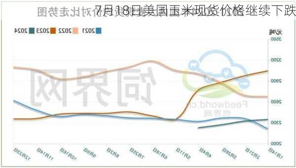 7月18日美国玉米现货价格继续下跌