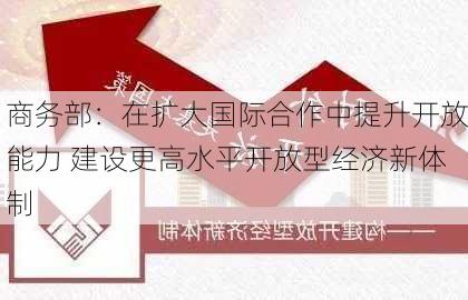 商务部：在扩大国际合作中提升开放能力 建设更高水平开放型经济新体制