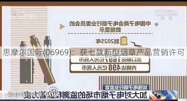 思摩尔国际(06969)：获七款新型烟草产品营销许可