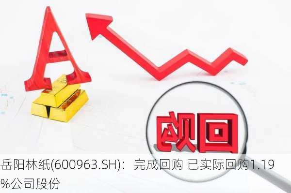 岳阳林纸(600963.SH)：完成回购 已实际回购1.19%公司股份