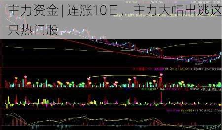 主力资金 | 连涨10日，主力大幅出逃这只热门股