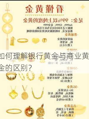 如何理解银行黄金与商业黄金的区别？