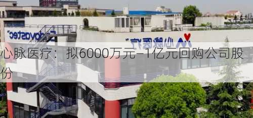 心脉医疗：拟6000万元—1亿元回购公司股份