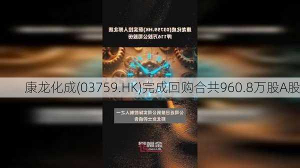 康龙化成(03759.HK)完成回购合共960.8万股A股