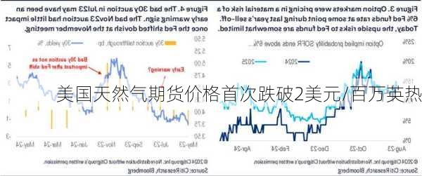 美国天然气期货价格首次跌破2美元/百万英热