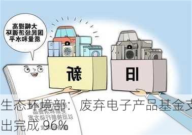 生态环境部：废弃电子产品基金支出完成 96%