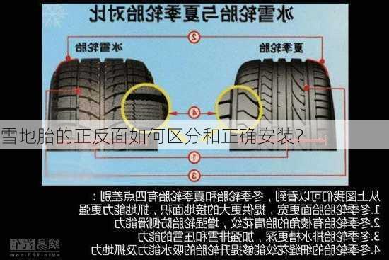 雪地胎的正反面如何区分和正确安装？