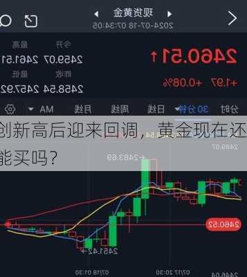 创新高后迎来回调，黄金现在还能买吗？