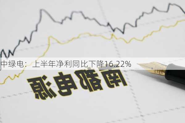 中绿电：上半年净利同比下降16.22%