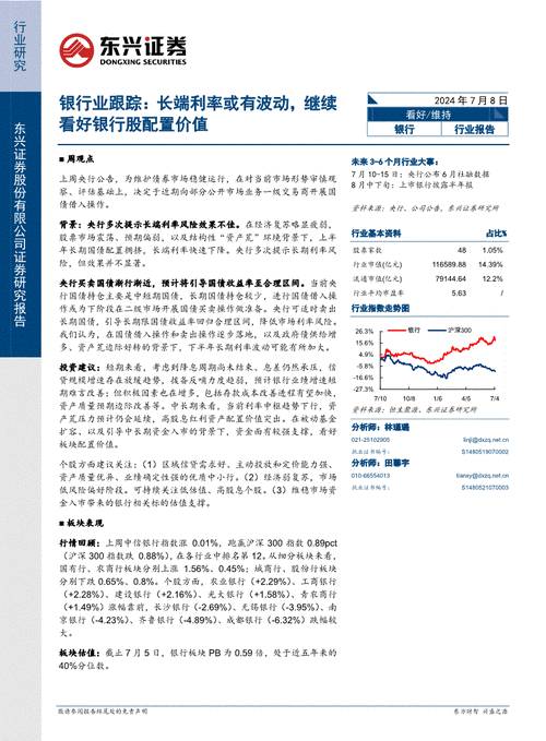 东兴证券：长期看好银行板块配置价值