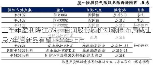 上半年盈利降逾8%，百润股份股价却涨停 布局威士忌7年后新品有望下半年上市