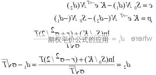 期权平价公式的应用