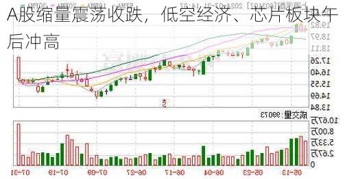 A股缩量震荡收跌，低空经济、芯片板块午后冲高