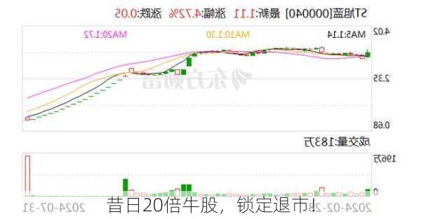 昔日20倍牛股，锁定退市！