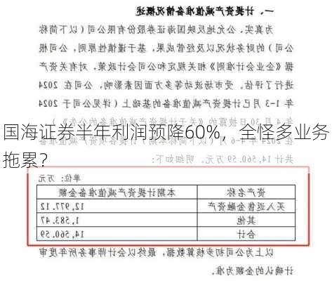 国海证券半年利润预降60%，全怪多业务拖累？