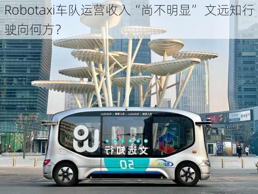 Robotaxi车队运营收入“尚不明显” 文远知行驶向何方？