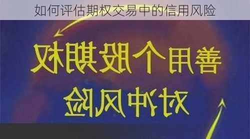 如何评估期权交易中的信用风险