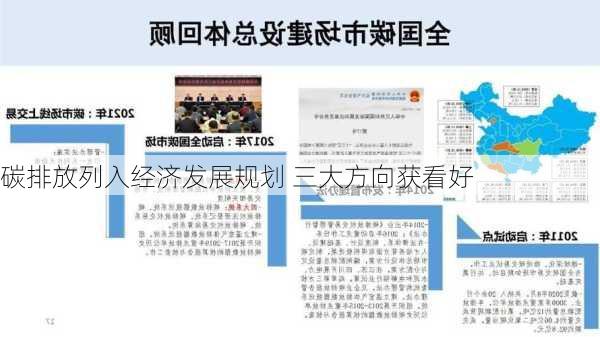 碳排放列入经济发展规划 三大方向获看好