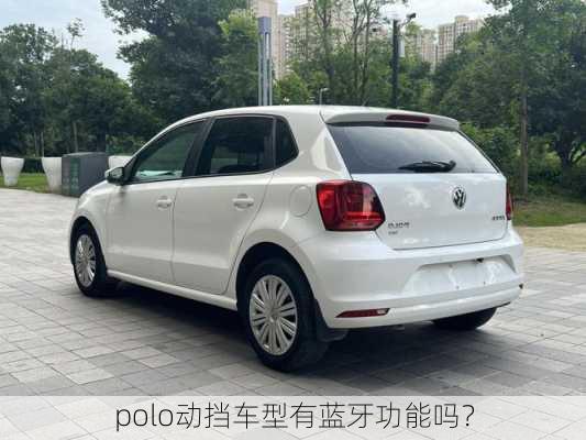 polo动挡车型有蓝牙功能吗？