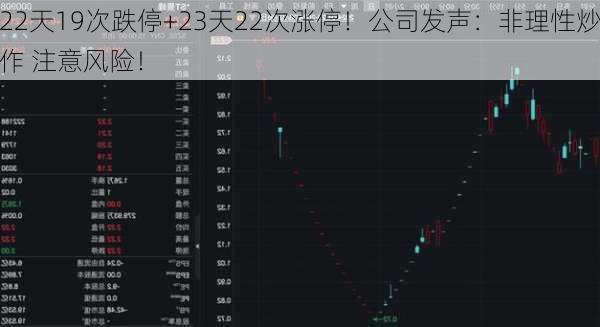 22天19次跌停+23天22次涨停！公司发声：非理性炒作 注意风险！