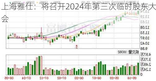 上海雅仕：将召开2024年第三次临时股东大会