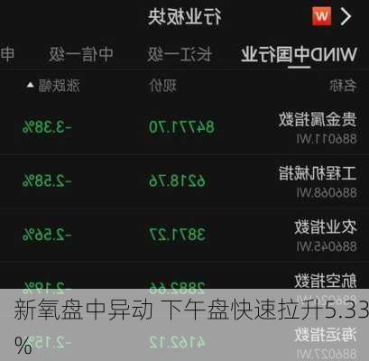 新氧盘中异动 下午盘快速拉升5.33%