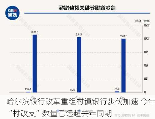 哈尔滨银行改革重组村镇银行步伐加速 今年“村改支”数量已远超去年同期