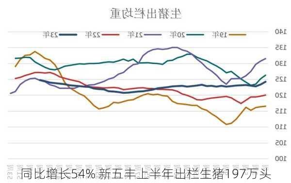 同比增长54% 新五丰上半年出栏生猪197万头