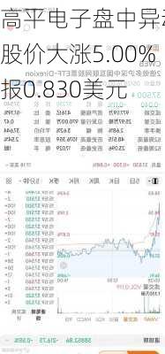 高平电子盘中异动 股价大涨5.00%报0.830美元