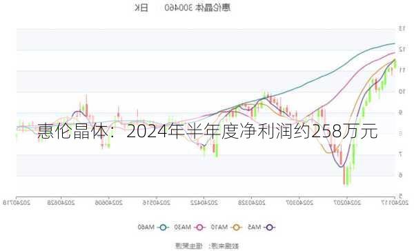 惠伦晶体：2024年半年度净利润约258万元