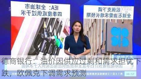 德商银行：油价因供应过剩和需求担忧下跌，欧佩克下调需求预测