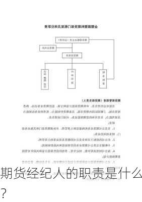 期货经纪人的职责是什么？