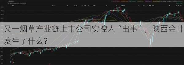 又一烟草产业链上市公司实控人“出事”，陕西金叶发生了什么？