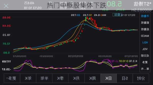 热门中概股集体下跌