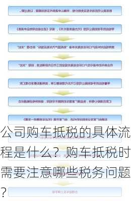 公司购车抵税的具体流程是什么？购车抵税时需要注意哪些税务问题？