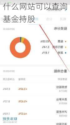 什么网站可以查询基金持股