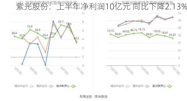 紫光股份：上半年净利润10亿元 同比下降2.13%