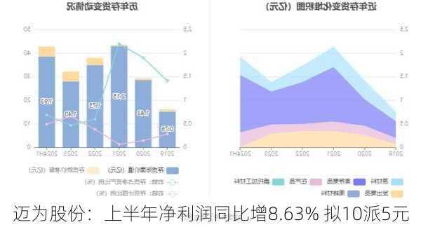 迈为股份：上半年净利润同比增8.63% 拟10派5元