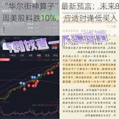 “华尔街神算子”最新预言：未来8周美股料跌10%，应适时逢低买入！