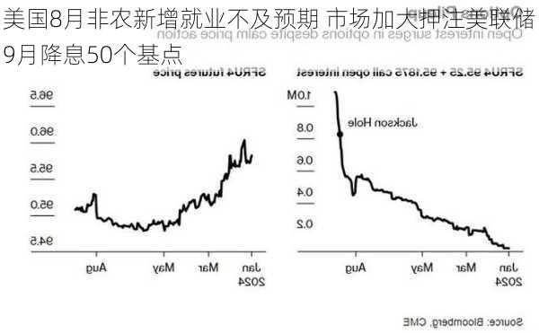 美国8月非农新增就业不及预期 市场加大押注美联储9月降息50个基点