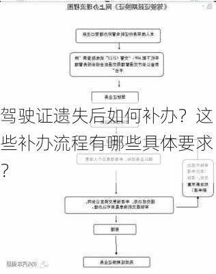 驾驶证遗失后如何补办？这些补办流程有哪些具体要求？